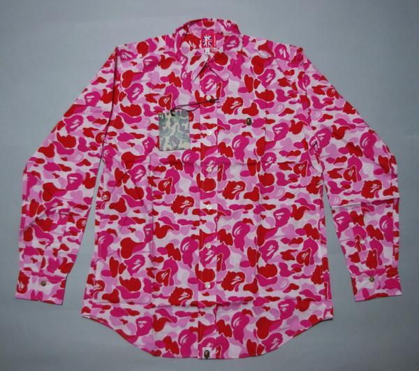 BAPE Pink Camo Logo - Bid Land: BAPE Ape ABC Camo Long Sleeve T Shirt. Rakuten Global Market