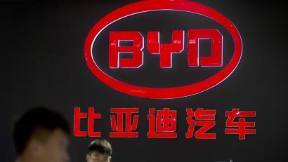 BYD Company Logo - A private electric car company is frantically funding public