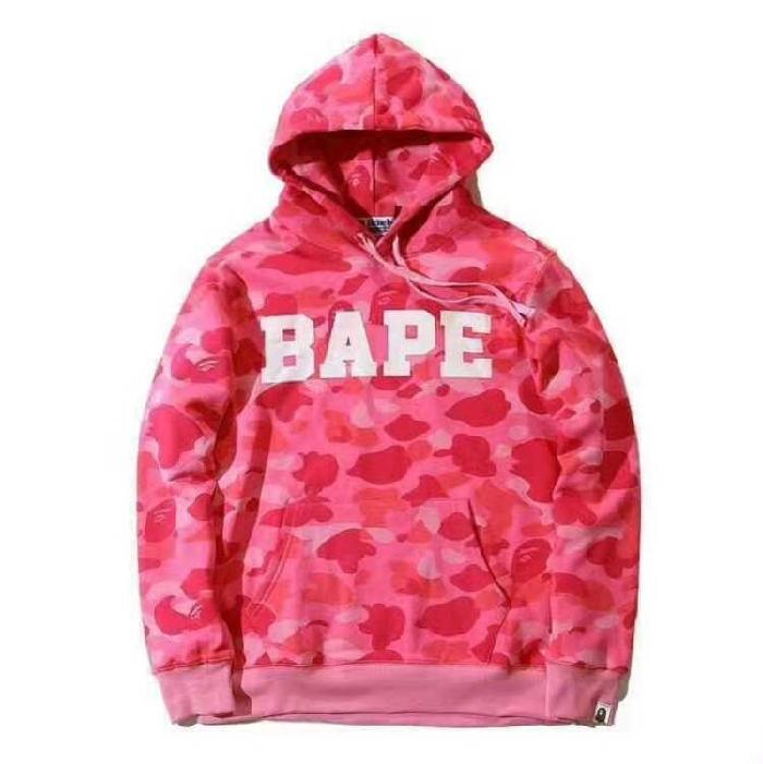 BAPE Pink Camo Logo - Hot Sale Bape White Letters Pink Camo Hoodie, New T Shirts