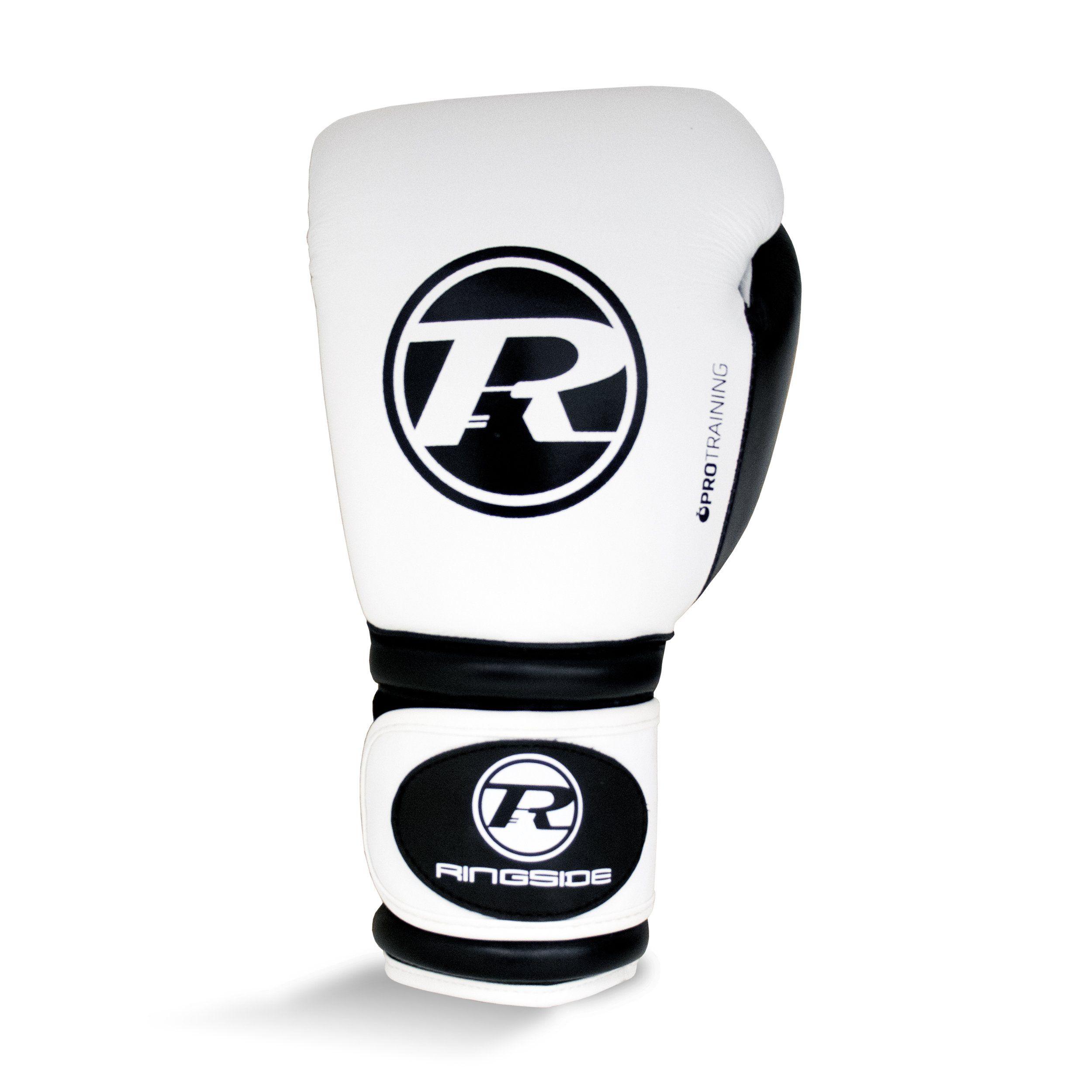 Black and White Training Logo - Pro Training G1 Glove - White / Black – Ringside Boxing UK