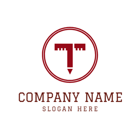 Maroon Letter T Logo - Free T Logo Designs | DesignEvo Logo Maker