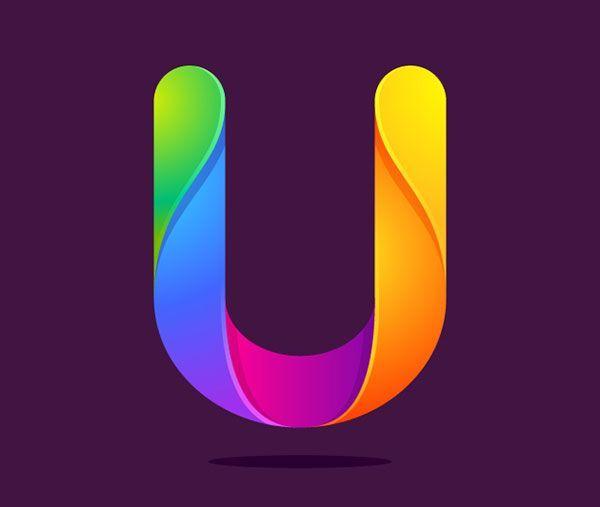 Modern U Logo - Modern Letter Styles in Alphabet Logo Designs for Inspiration