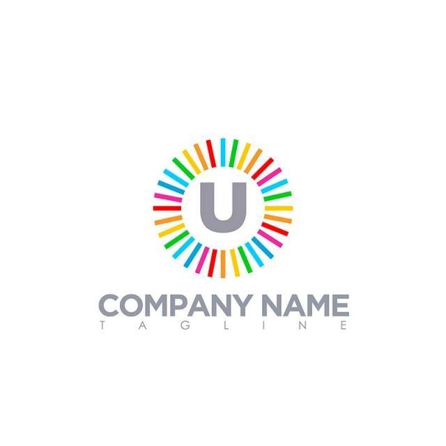 Modern U Logo - U logo modern template Template for Free Download on Pngtree