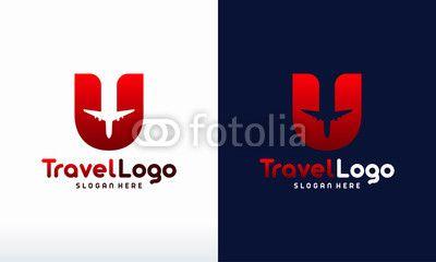 Modern U Logo - Modern U Initial Travel logo designs concept vector | Buy Photos ...