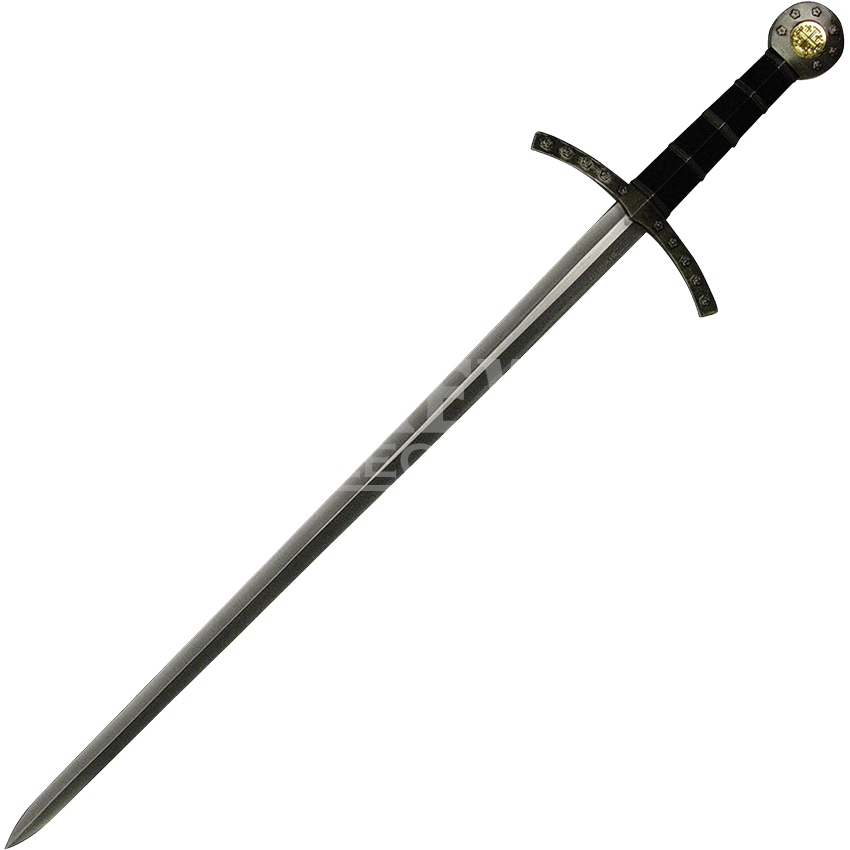 Crusader Sword Logo - Knights of Templar Black Hilt Crusader Sword - NP-H-26035BK by ...