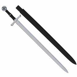 Crusader Sword Logo - By The Sword - Steel Hilt Crusader Sword