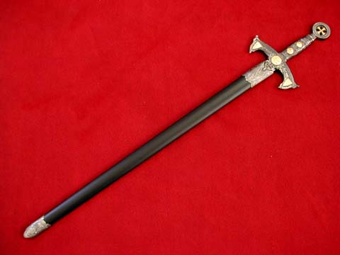 Crusader Sword Logo - Knights Templar Crusader Sword - Replica Dungeon