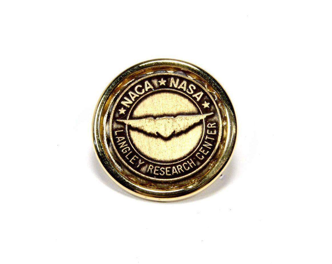 NACA NASA's Old Logo - NACA NASA Pin, Langley Research Center, Vintage Pin, Space Program ...