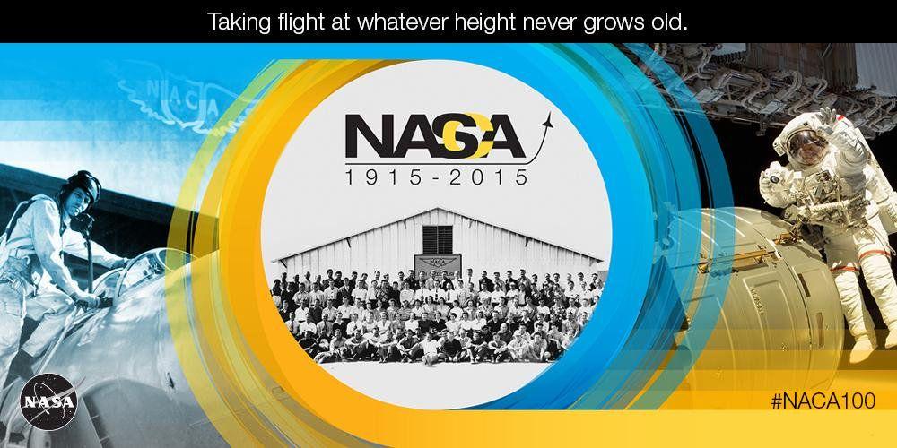 NACA NASA's Old Logo - NASA Now: Day 2 of the #NACA100 Symposium