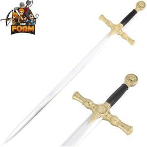 Crusader Sword Logo - WarFoam Padded Mason Knights Templar Crusader Sword Costume Prop ...