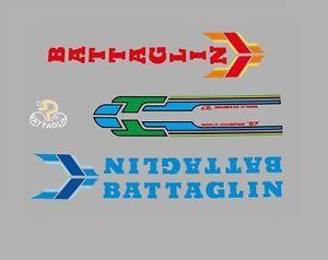 Blue and Red N Logo - Battaglin Bicycle Decals, Transfers, Stickers - Blue/Red n.30 | eBay