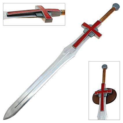 Crusader Sword Logo - Amazon.com : VikingKnights Steel Holy Templar Crusader Sword Cross ...