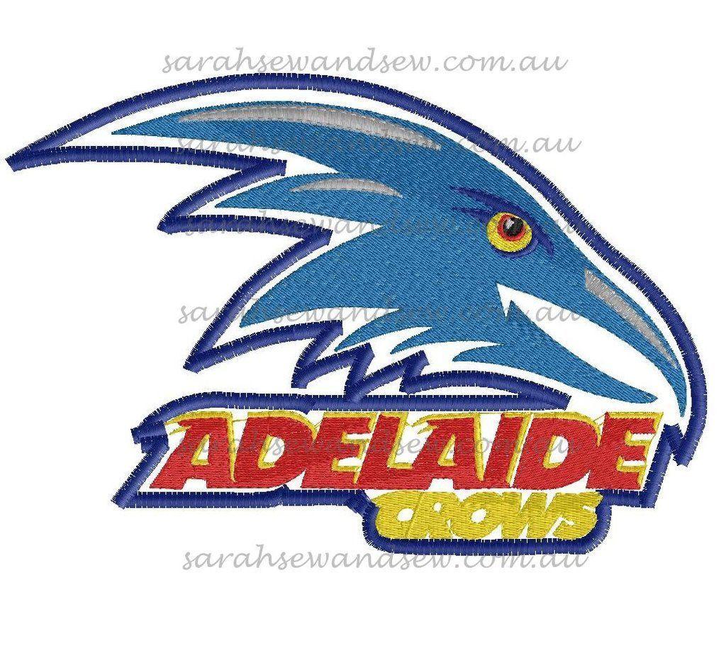 Adelaide Crows Logo - Adelaide Crows Embroidery Design | AFL Logos | Embroidery designs ...
