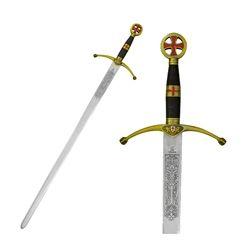 Crusader Sword Logo - By The Sword - Art Gladius Crusader Sword with Brass Hilt