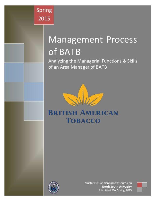 British American Tobacco Bangladesh Logo - Management process Of British America Tobacco Bangladesh