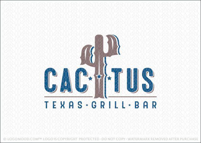 Cactus Restaurant Logo - Readymade Logos for Sale Cactus Grill | Readymade Logos for Sale