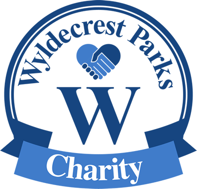 Blue Charity Logo - Wyldcrest Parks Charity Logo 400pxwide. Wyldecrest Residential Parks
