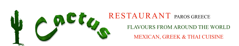 Cactus Restaurant Logo - Leave a comment about Cactus Restaurant, Paros, Cyclades, Greece