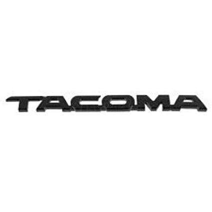 Tacoma Logo - Amazon.com: MAX WHOLESALE T-TCMB BLACK OUT TACOMA TRD PRO EMBLEM 11 ...