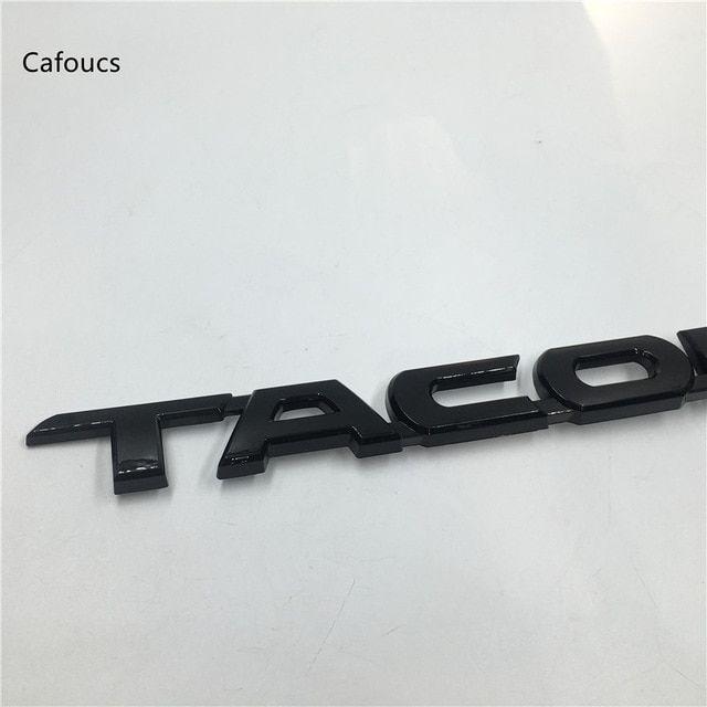 Tacoma Logo - Cafoucs for Toyota Tacoma Emblem Decal Badge Logo Sticker Nameplate ...