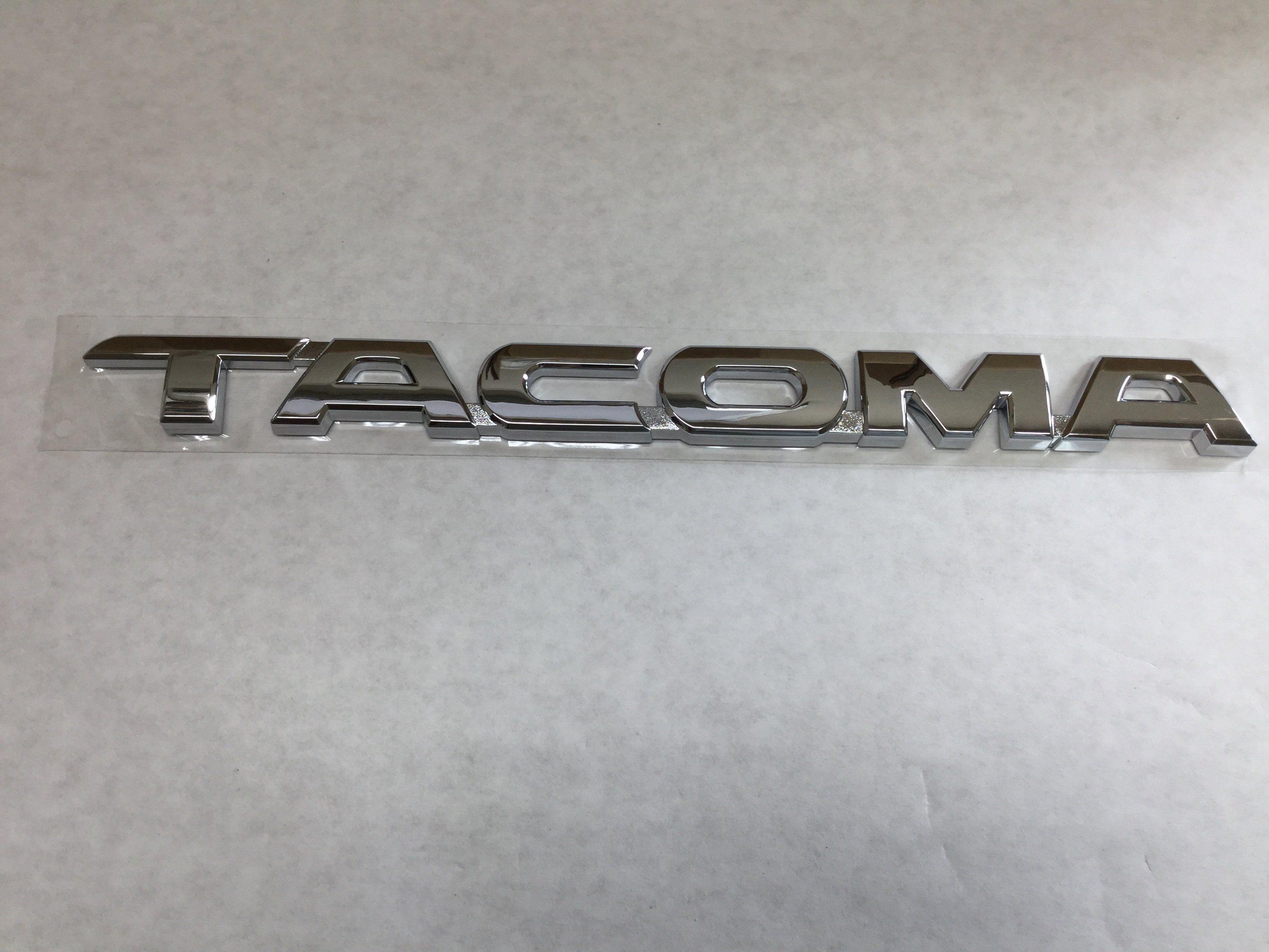 Tacoma Logo - New Genuine Toyota Tacoma door nameplate logo emblem 2005-2013 Part ...