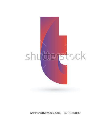 Red Letter T Logo - 3D initial letter t logo typography design for brand and company