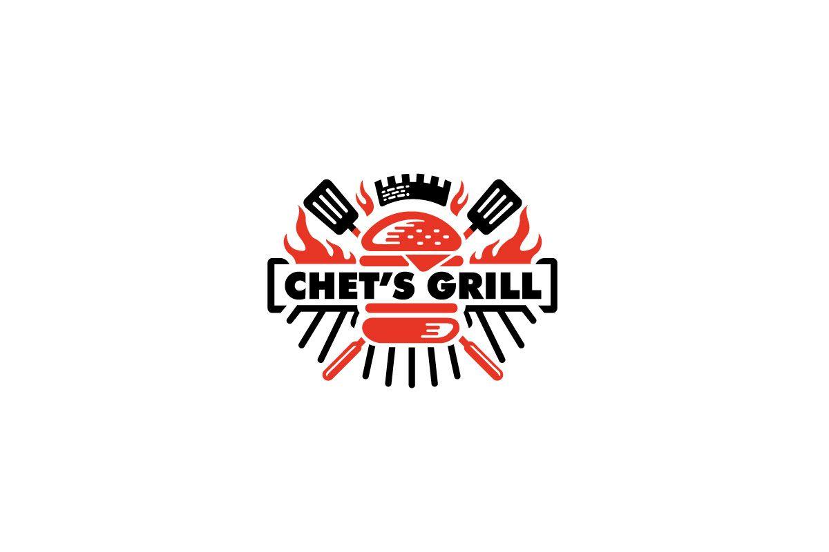 Grill Logo - Chet's Grill Restaurant Logo | Logo Cowboy