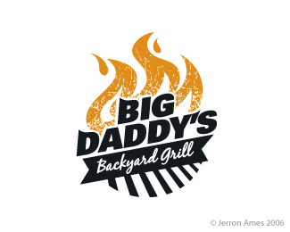 Grill Logo - Big Daddy's Backyard Grill. Graphic Design. Logo design, Logos