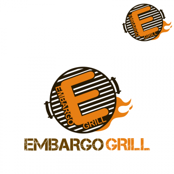 Grill Logo - Logo Design Contests Captivating Logo Design for Embargo Grill