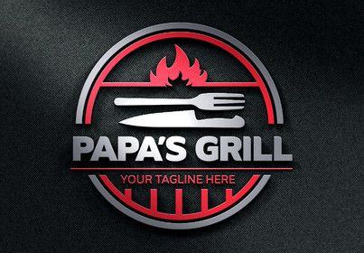 Grill Logo - Logo for Papa Grill