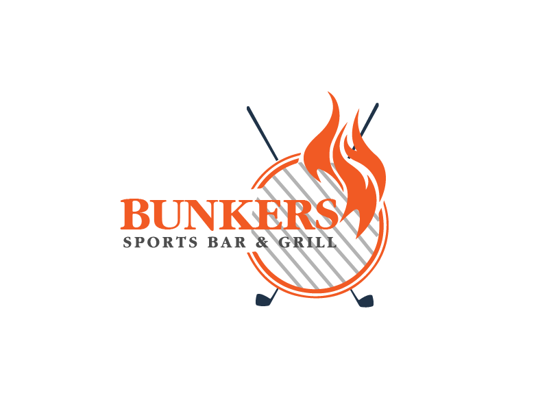 Grill Logo - Logo Design Contests » Fun Logo Design for Bunkers Sports Bar ...