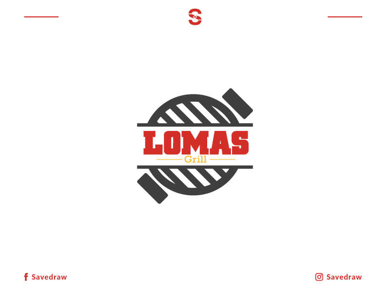 Grill Logo - LOMAS-GRILL LOGO by Ray Savedraw | Dribbble | Dribbble
