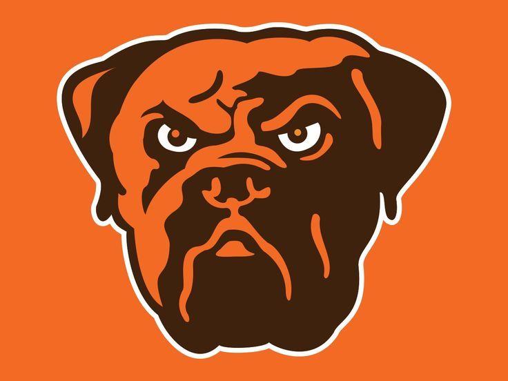 Orange and Black Bulldog Logo - IMAGES OF THE BROWNS FOOTBALL TEAM MASCOTS | Cleveland Browns Logo ...