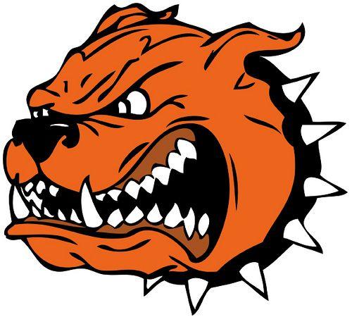 Orange and Black Bulldog Logo - Byron Center Bulldog. I drew this up back when I was 17 for