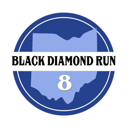 Diamond Run Logo - Ohio's Windy 9 — BLACK DIAMOND RUN