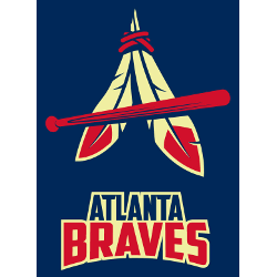 Blue Atlanta Braves Logo - Atlanta Braves Concept Logo. Sports Logo History