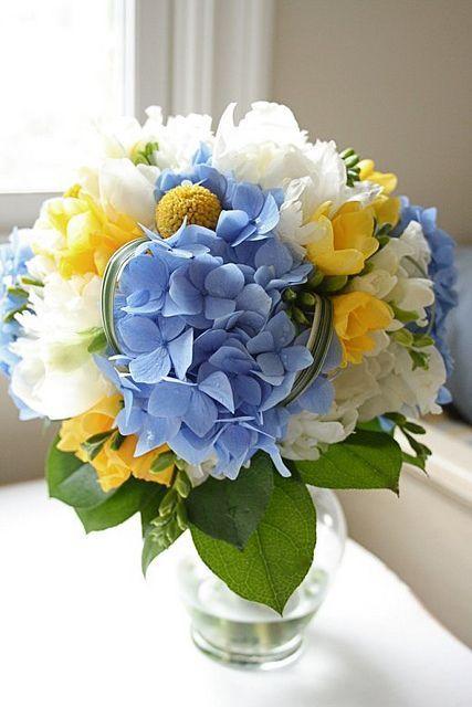 Blue and Yellow Flower Logo - IMG_1391. Floral. Flowers, Flower arrangements, Beautiful flower