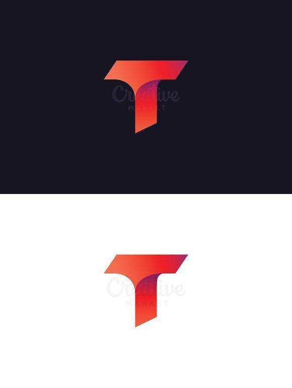 Red Letter T Logo - Letter T Logo | Daily Cracked Logos | Pinterest | Logos, Lettering ...
