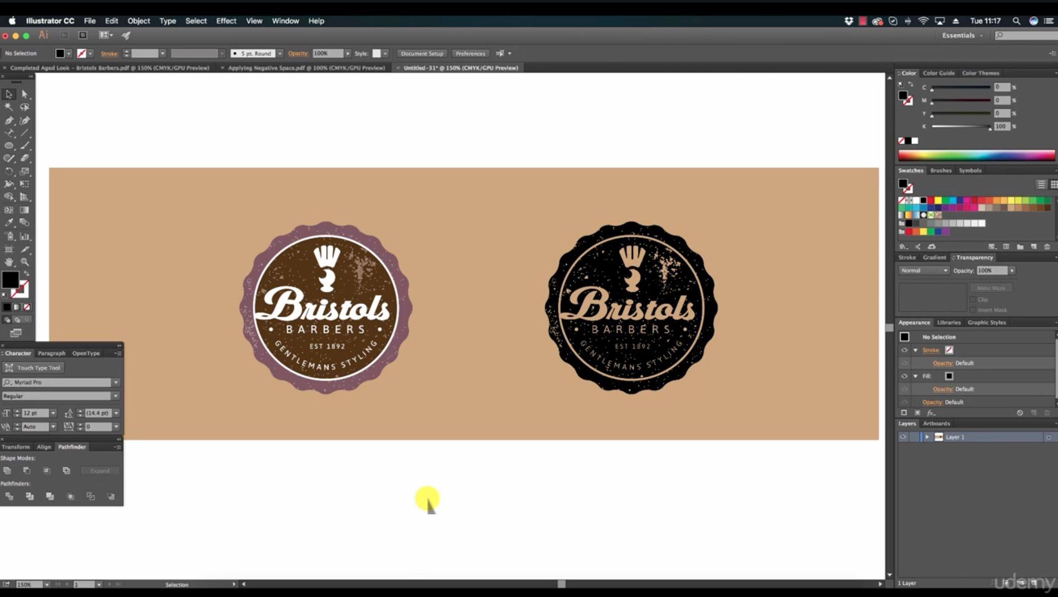 Vintage Professional Logo - Vintage Logo Design in Illustrator for Beginners & Beyond