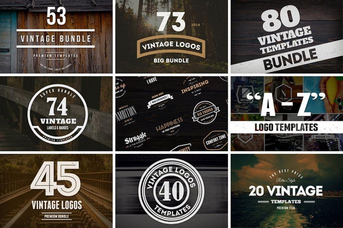 Vintage Professional Logo - Mega Bundle of 1100 Professional Logos and Badges $19