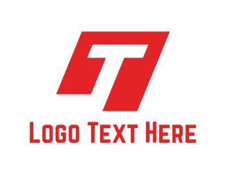 Red Letter T Logo - Letter T Logo Maker