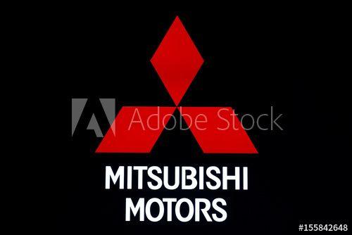 Mitsubishi Motors Logo - A Mitsubishi Motors logo is seen on media day at the Paris auto show ...