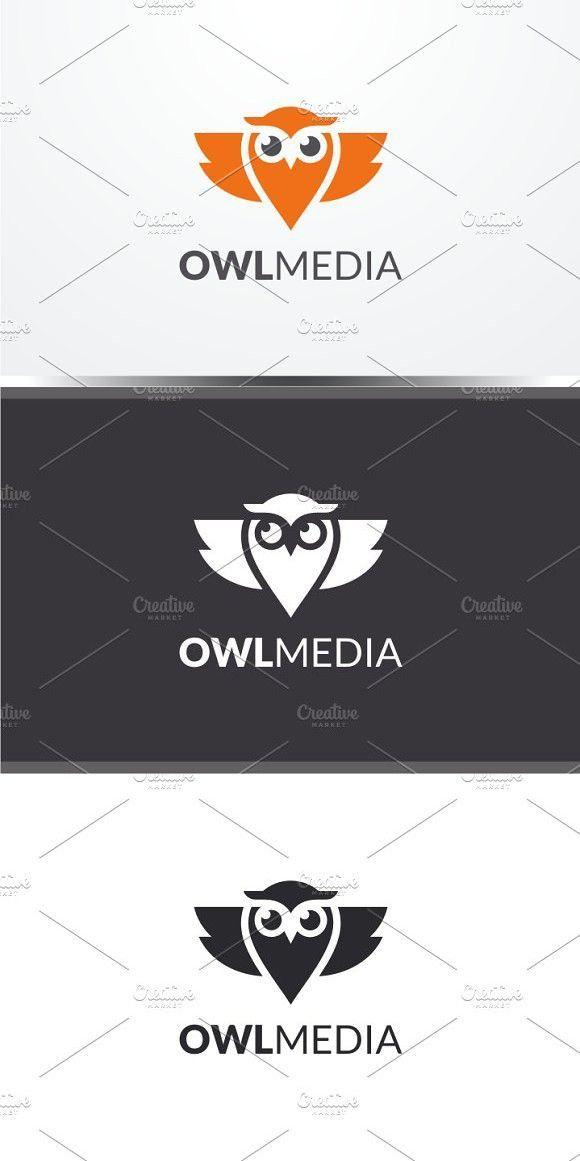 Travel Owl Logo - Owl Media Logo. Travel Icons | Travel Icons | Pinterest | Travel ...