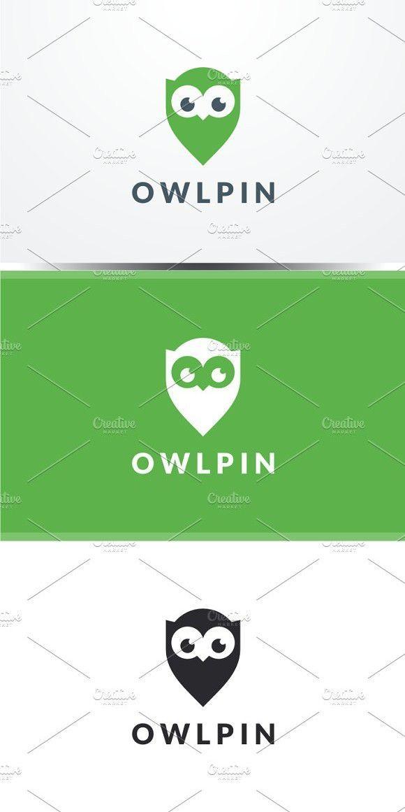 Travel Owl Logo - Owl Pin Logo. Travel Icons | Travel Icons | Travel icon, Pin logo, Logos