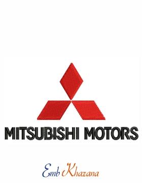 Mitsubishi Motors Logo - mitsubishi motors logo Embroidery design