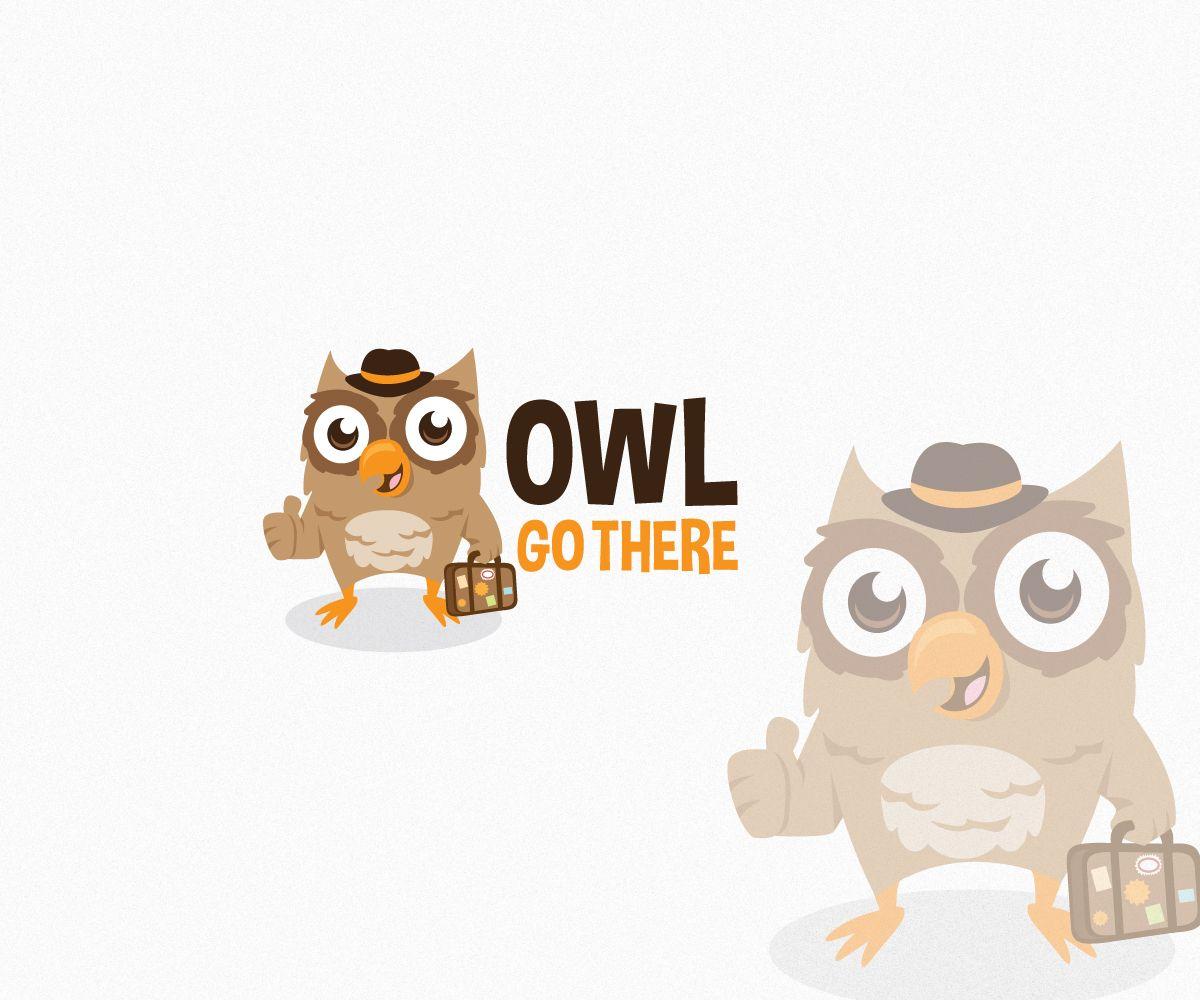 Travel Owl Logo - Playful, Colorful, Travel Logo Design for Owl Go There by Alexander ...