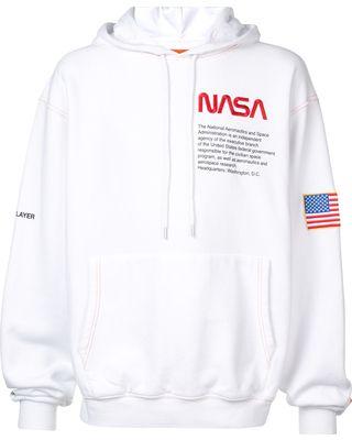 Heron Preston NASA Logo - Score Big Savings on Heron Preston NASA hoodie - White
