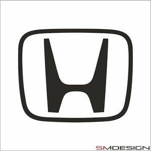Honda H Logo - Honda H Logo Sticker Decal Small HONDA CIVIC INTEGRA ACCORD TYPE R
