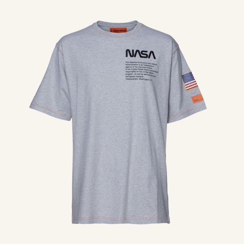 Heron Preston NASA Logo - Nasa Jersey Tee - Heron Preston - grey