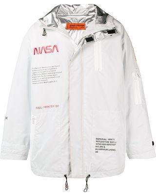 Heron Preston NASA Logo - Can't Miss Deals on Heron Preston NASA parka - White